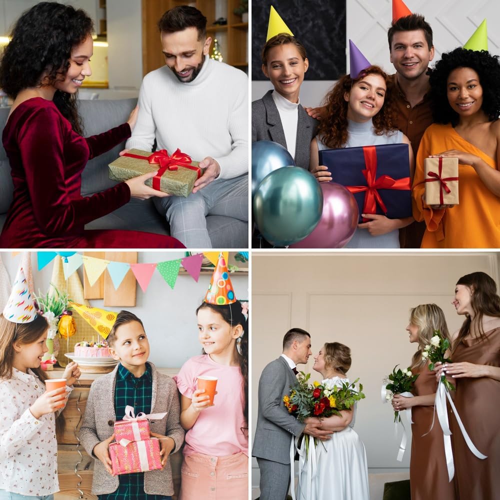 1-1/2" x 50 Yards Satin Ribbon - Roya Blue Silk Ribbon with Spool - Ideal for Gift Wrapping, Floral Bouquets, Crafts, Wedding Party Decorations, Christmas and Sewing Projects