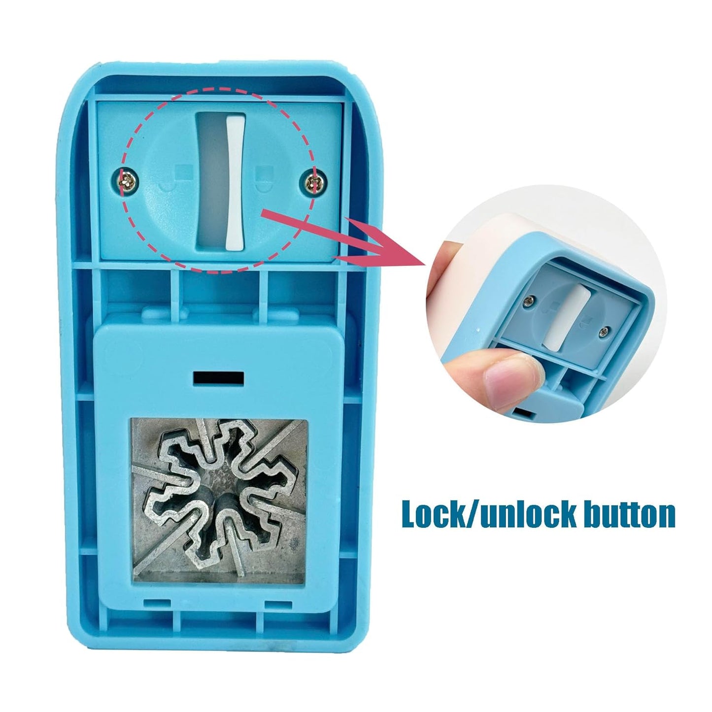 MIAO JIN Craft Punch Paper Punch Hand Scrapbooking Edge Punch Mini Fancy Hole Punch DIY Art scrapbooks, Gift Cards, Wedding Cards, Decorations (Snowflake)