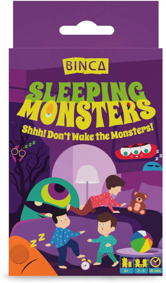Halloween Card Game - Sleeping Monsters, Sneakiest Strategy & Suspense Game for Kids, Teens & Adults, Fun for Family Game Night, Educational for Ages 5 & Up, 2-5 Players