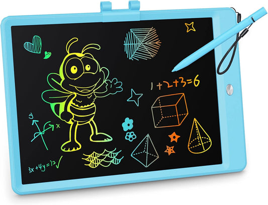 KOKODI LCD Writing Tablet, Gifts for 3 Years Old Boys and Girls，10 Inch Colorful Doodle Board Drawing Tablet, Erasable Reusable Electronic Drawing Pads, Educational and Learning Toys for Kids