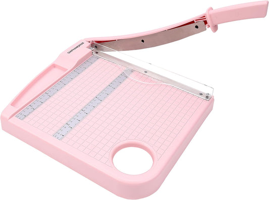 12" Guillotine Paper Cutter,Paper Trimmer Accurate Cutting with with Safety Protection and Blade Lock,12 Sheets Capacity, Perfect for Cardstock, Cardboard, Photos, Vinyl, Crafts,Scrapbooking