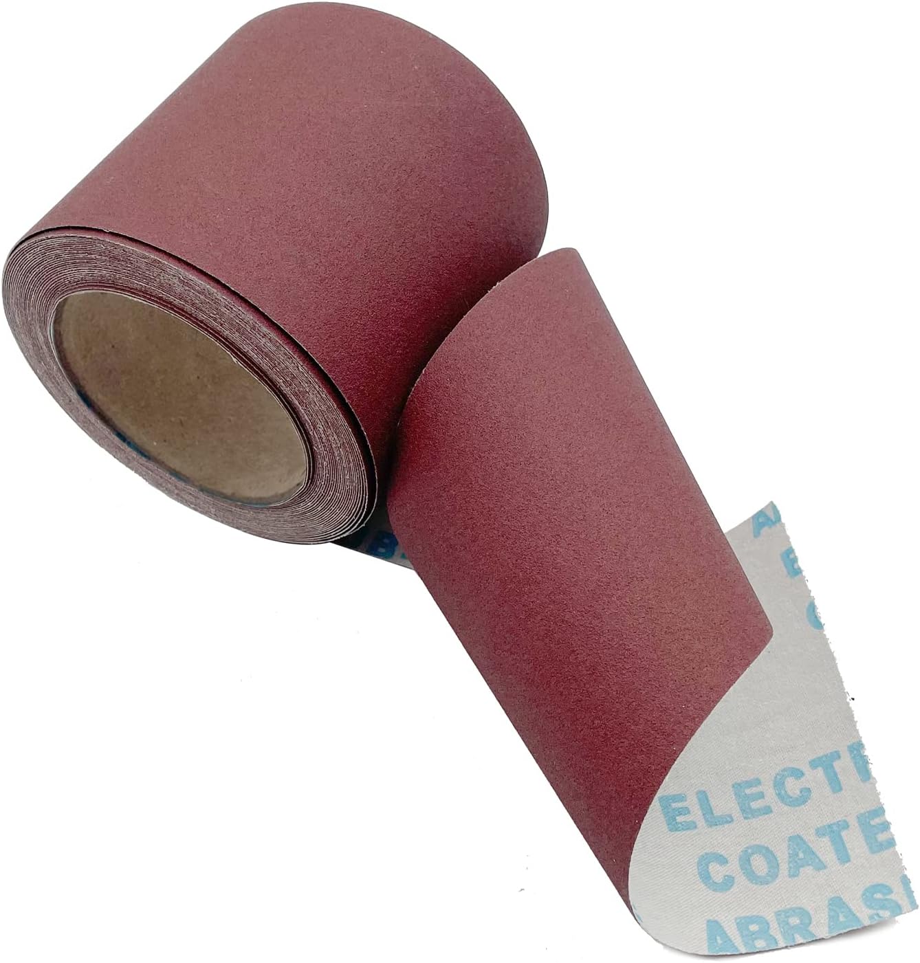 180 Grit Emery Cloth Roll, 4.5 Inch Wide 32.8 Ft Long (Equals 1/4 Sheet Sandpaper 71 Pcs) Abrasive Sandpaper Rolls for Metal Automotive Wood Furniture Sanding Paper Drum Palm Sander (180 Grit)