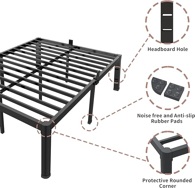 ROIL 12 inch Twin XL Bed Frames - Image 6