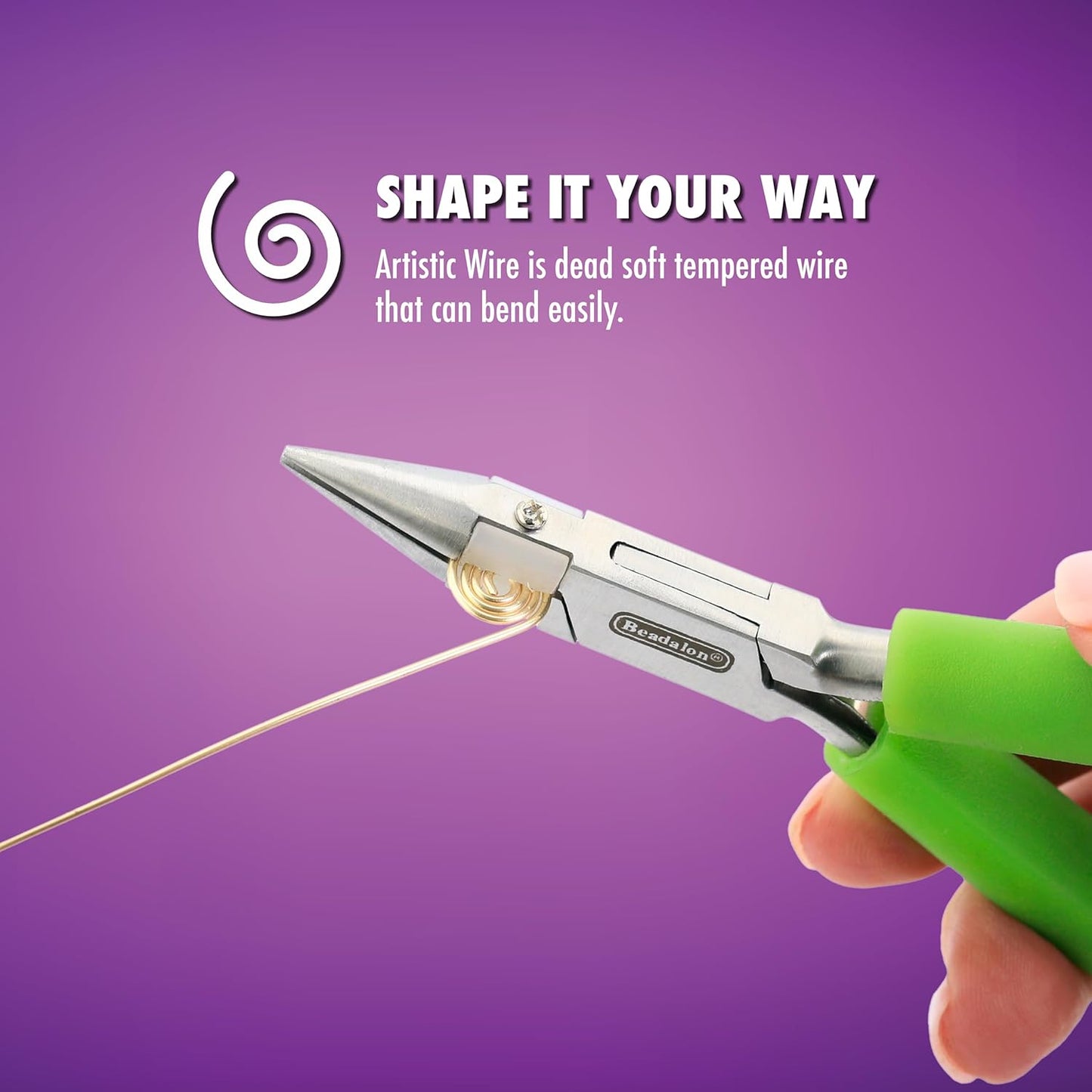 Artistic Wire, 20 Gauge Tarnish Resistant Colored Copper Craft Wire, Grey, 15 yd