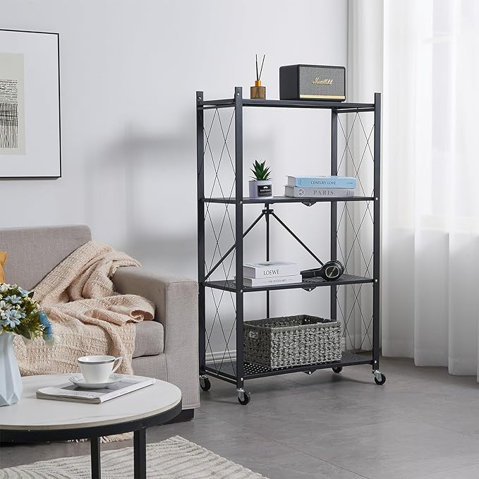 BRIAN & DANY 4-Tier Foldable Storage Shelves - Image 2