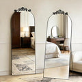 MISSDAY Vintage Baroque Full Length Mirror, Full Metal Frame Stand Up Retro by MISSDAY
