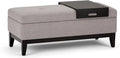 SIMPLIHOME Oregon Storage Ottoman Bench by SimpliHome