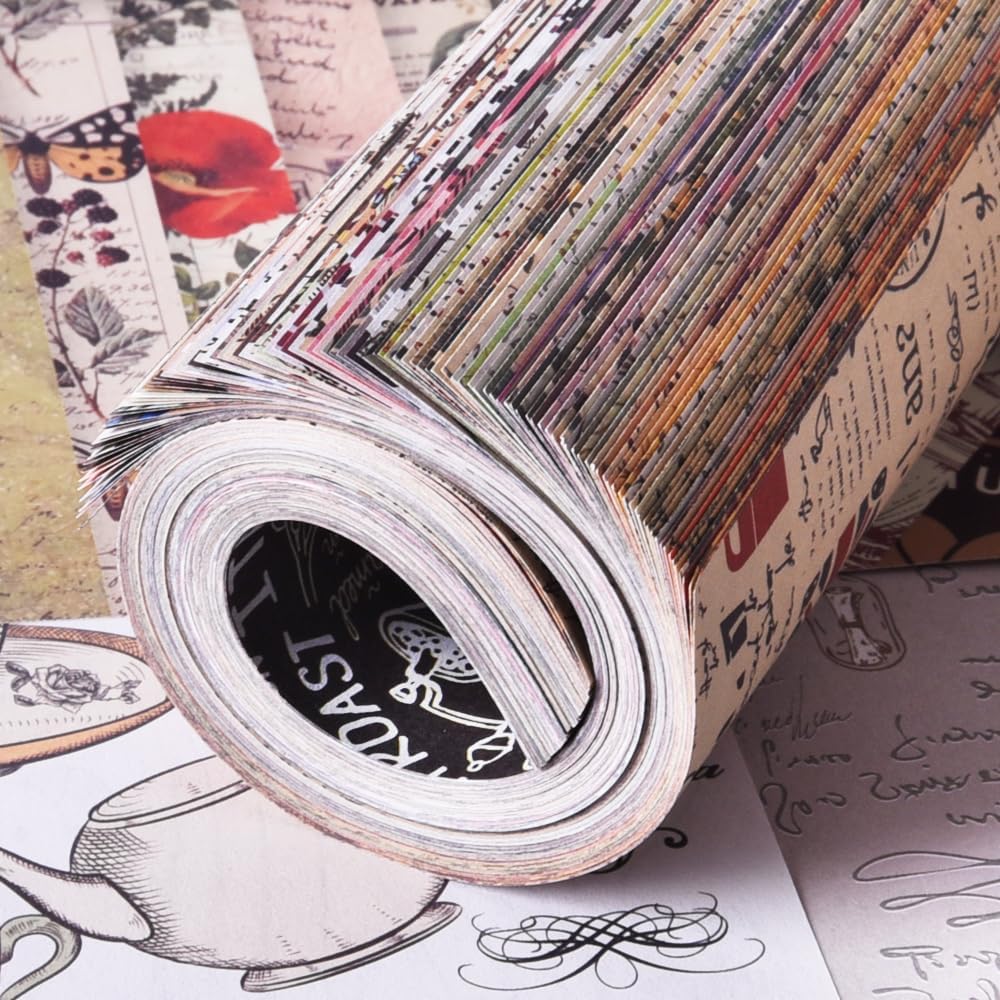 Origami Paper Kit Dobule Sided 100 Sheets 100 Colors 6 Inch Japanese Chiyo Square Easy Fold Arts Crafts DIY Handwork Origami Papers Beginner Coffee Newspapers