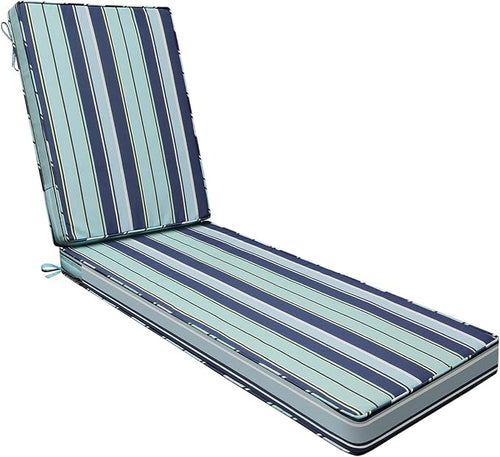 AAAAAcessories Outdoor Chaise Lounge Cushions, Fade-Resistant, Waterproof Patio by AAAAAcessories