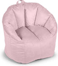 Big Joe Milano Plush Desert Rose Beanbag Chair by BigJoe