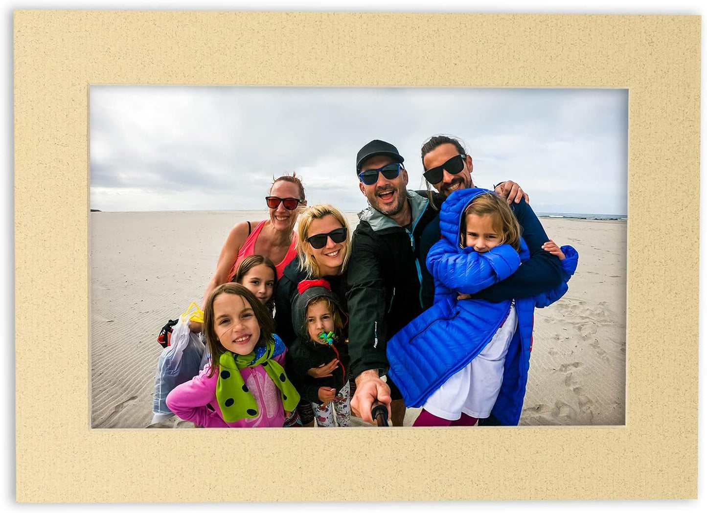 11x14 Mat for 8.5x11 Photo - Precut Tan Picture Matboard for Frames Measuring 11 x 14 Inches - Bevel Cut Matte to Display Art Measuring 8.5 x 11 Inches - Acid Free ONE MAT