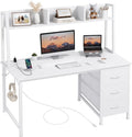 DLisiting White Computer Desk by Unknown