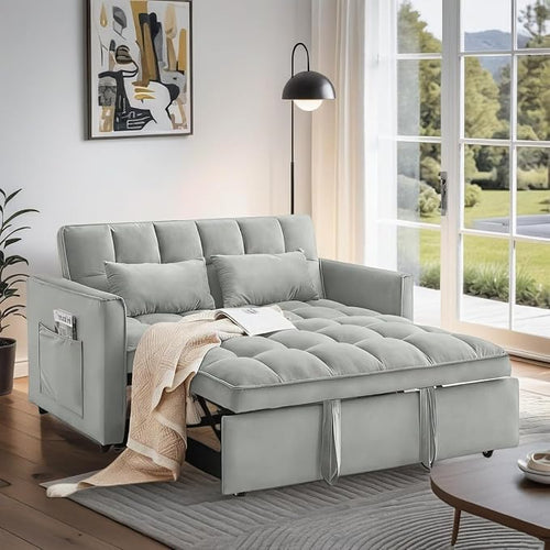 3 in 1 Convertible Sofa Bed, Love Seat Sleeper Bed by Outdoorchairs