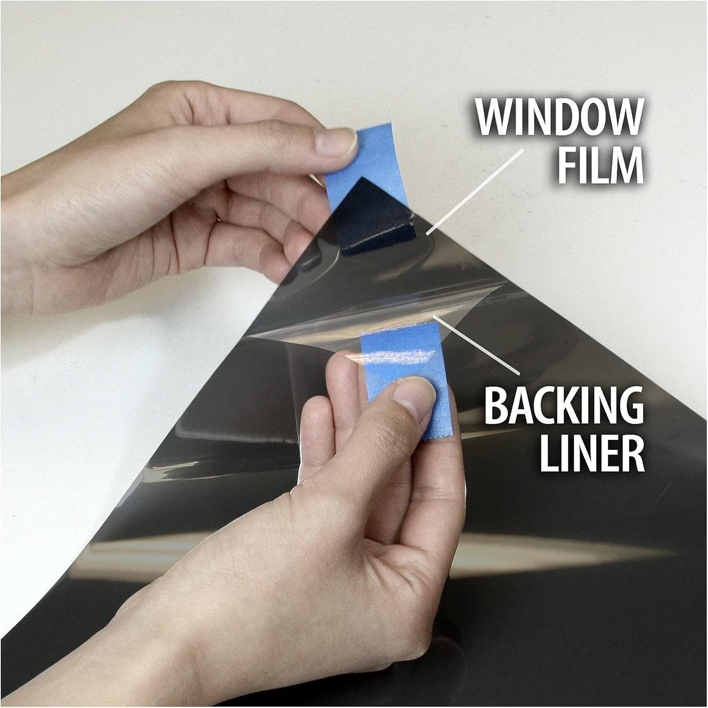 BDF EXNA20 Exterior Window Film Daytime Privacy and Heat Control Natural Black 20 (Dark) - 48in X 100ft