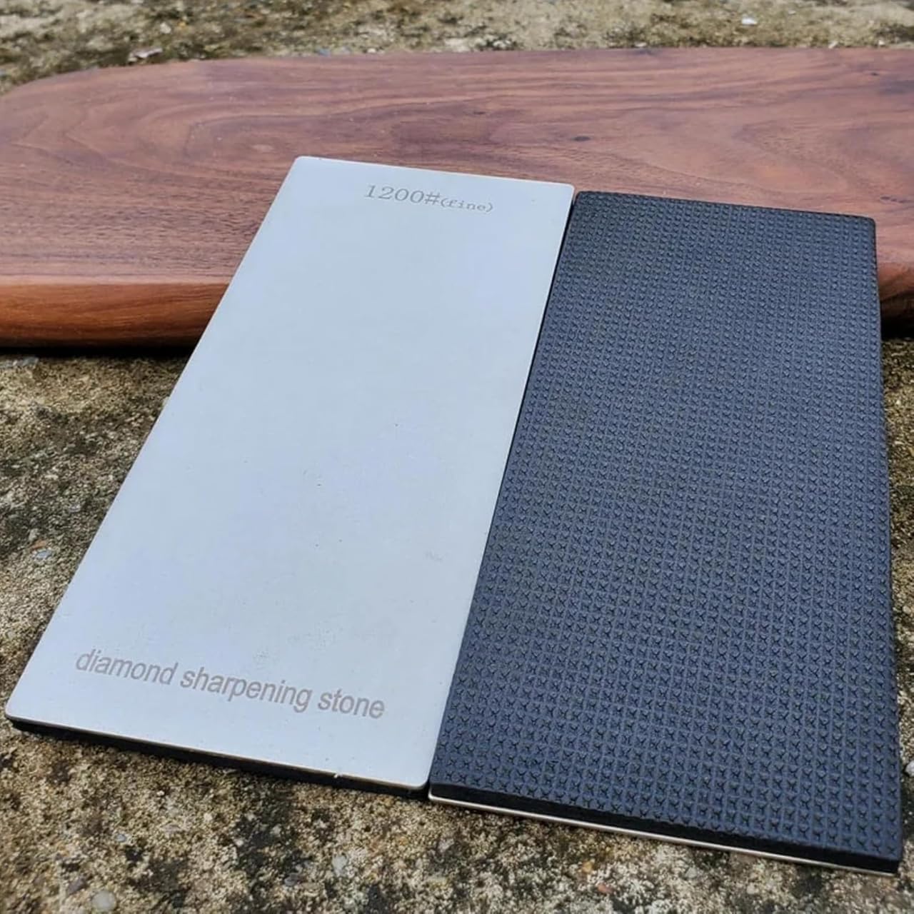 3 PCS Diamond Sharpening Stone Diamond Knife Sharpener Plate Honing Whetstone for Knives Chisel (240#+600#+1200#)