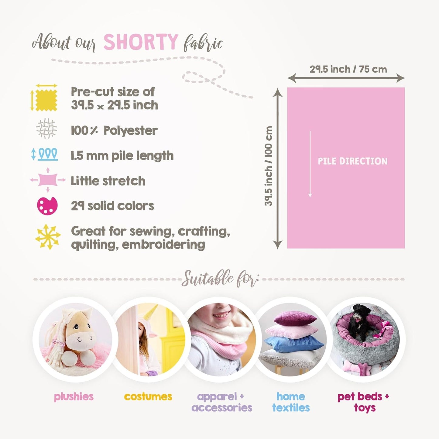 kullaloo Plush Fabric | Solid Turquoise Minky Fabric for Sewing | Super Soft Cuddle Material | 39.5x29.5 | Plushies, Baby Blankets, Pillows, Dog Beds, Cat Beds, Beanies, Baby Accessories, Apparel