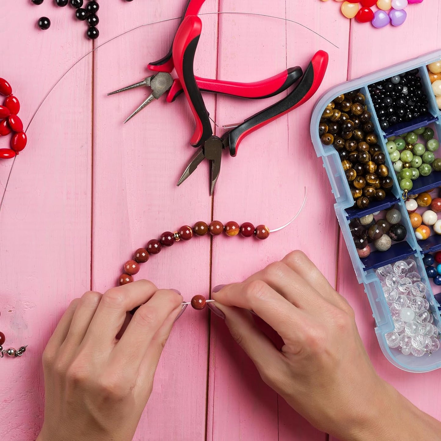 HARFINGTON 5ft Jewelry Wire, 18 Gauge (1mm) Brass Craft Soft Metal Tarnish Resistant Copper Beading Wire for Jewelry Making Supplies Crafting, Green