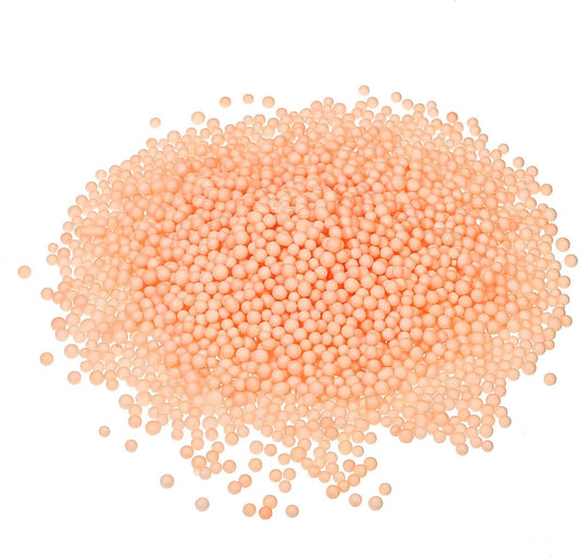 MECCANIXITY Foam Beads Foam Balls 4-6mm for Wedding and Party Decorations, Tiny Packing Balls, Arts DIY Crafts Supplies (Orange,1 Pack Approx 5000pcs)