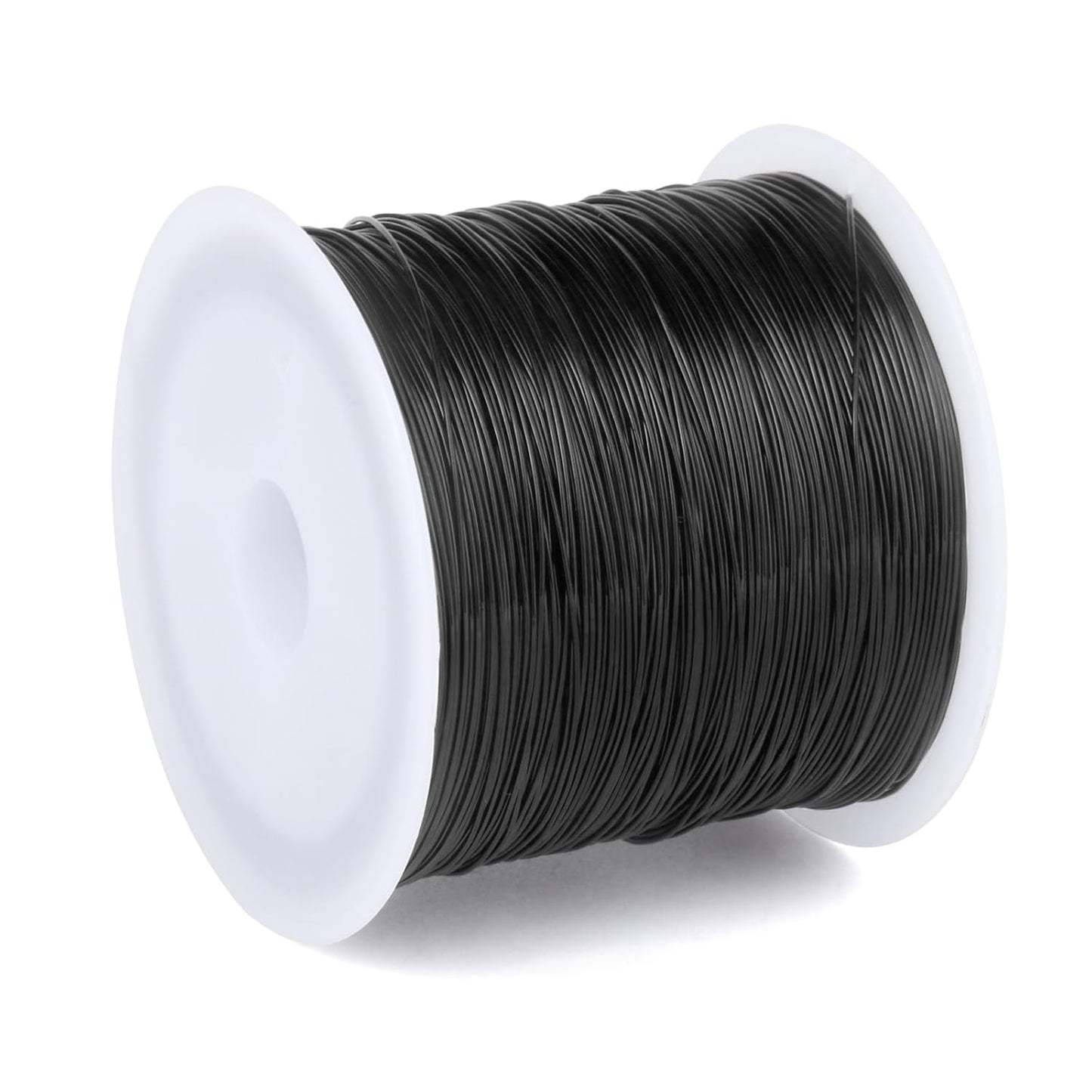 492FT Jewelry Wire 32 Gauge Tarnish-Resistant Copper Beading Wires Roll Bulk for DIY Crafts Jewelry Making, Black Wire