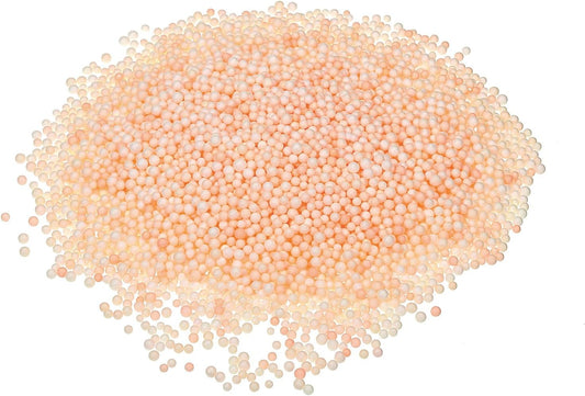 MECCANIXITY Foam Beads Foam Balls 2-3mm for Wedding and Party Decorations, Tiny Packing Balls, Arts DIY Crafts Supplies (Champagne,1 Pack Approx 8000pcs)