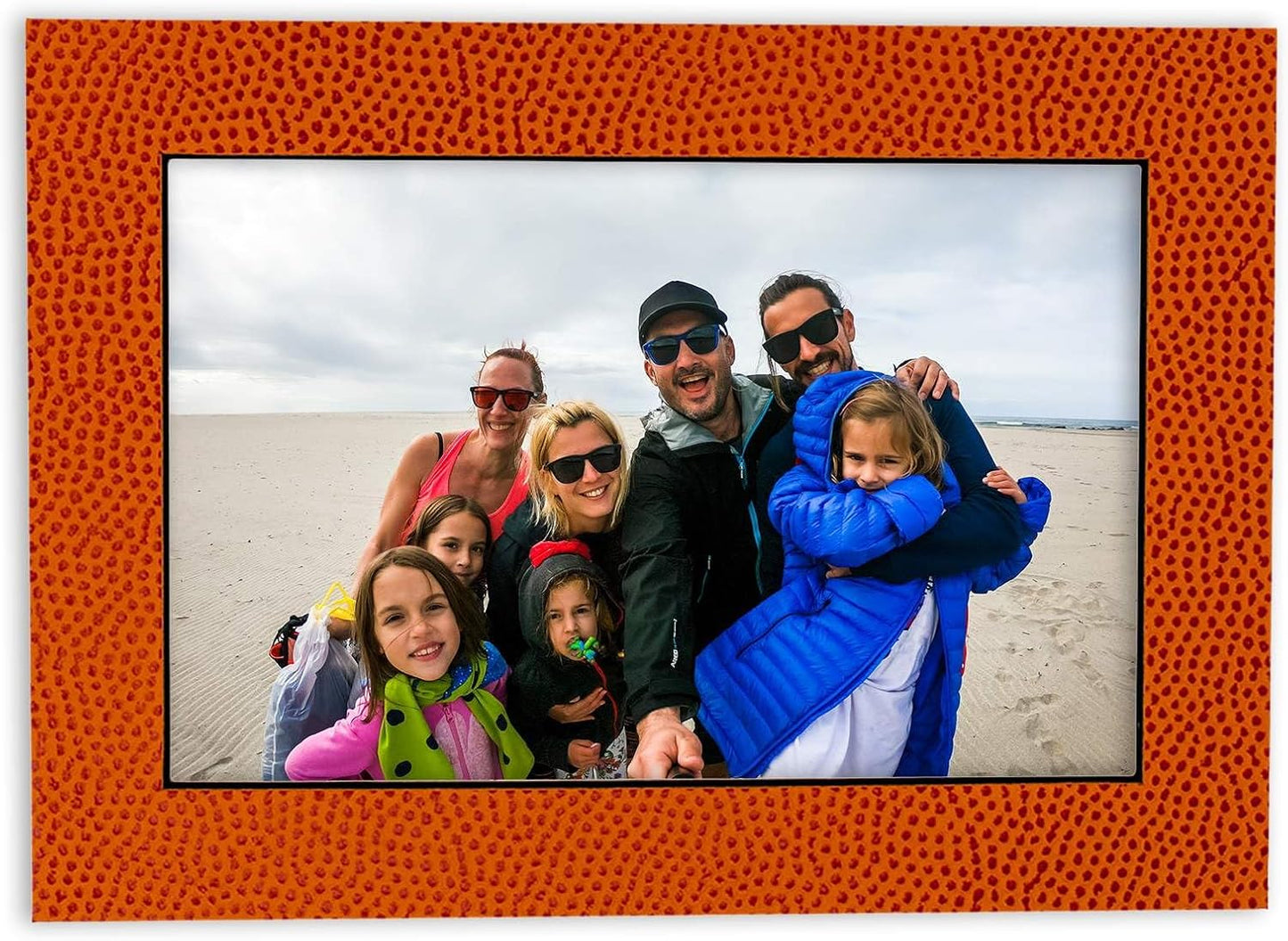 Poster Palooza 8x10 Mat Bevel Cut for 6x8 Photos - Acid Free Basketball Texture Precut Matboard - For Pictures, Photos, Framing - 4-ply Thickness