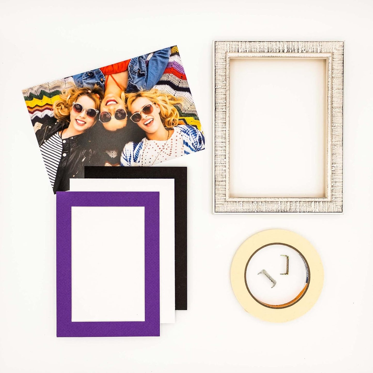 5.5x8.5 Mat for 8.5x11 Frame - Precut Mat Board Acid-Free Purple 5.5x8.5 Photo Matte for a 8.5x11 Picture Frame, Premium Matboard for Family Photos, Show Kits, Art, Picture Framing, Pack of 100 Mats