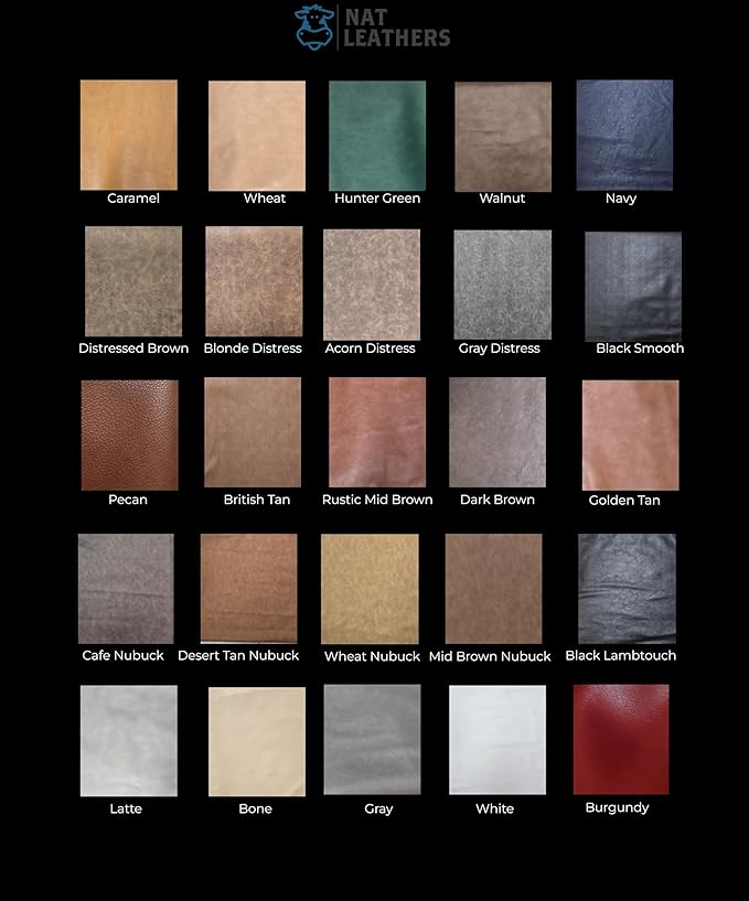 Black Soft Faux Leather Fabric PU Leather by The Yard Synthetic Pleather 0.9 mm - Image 4