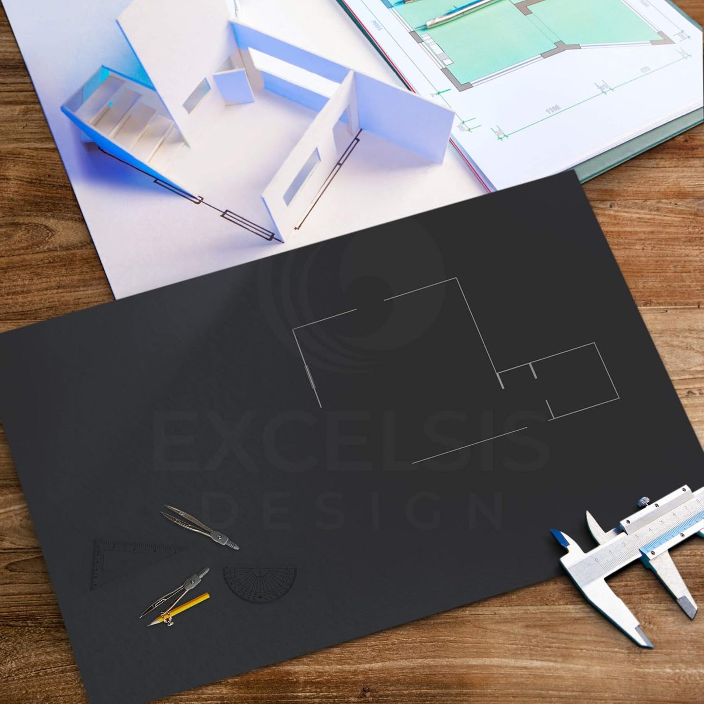 Black Foam Board 11.7 x 16.5 x 1/8" (3mm) Inch, 15 Pack Acid-Free Foam Core Poster Board Sheets for Art, Crafts, Presentation, Vision Board, Signboard, and Party Decorations