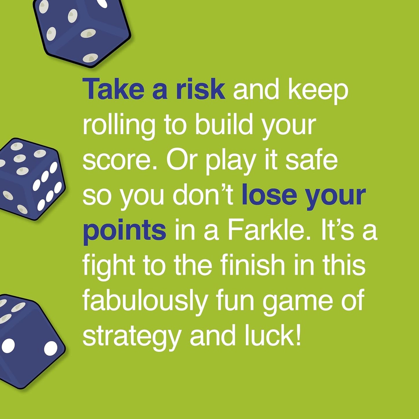 PlayMonster Farkle Dice Game — Exclusive Premium Dice Cup — Family Game Night — Easy to Shake and Slam — for Ages 8+