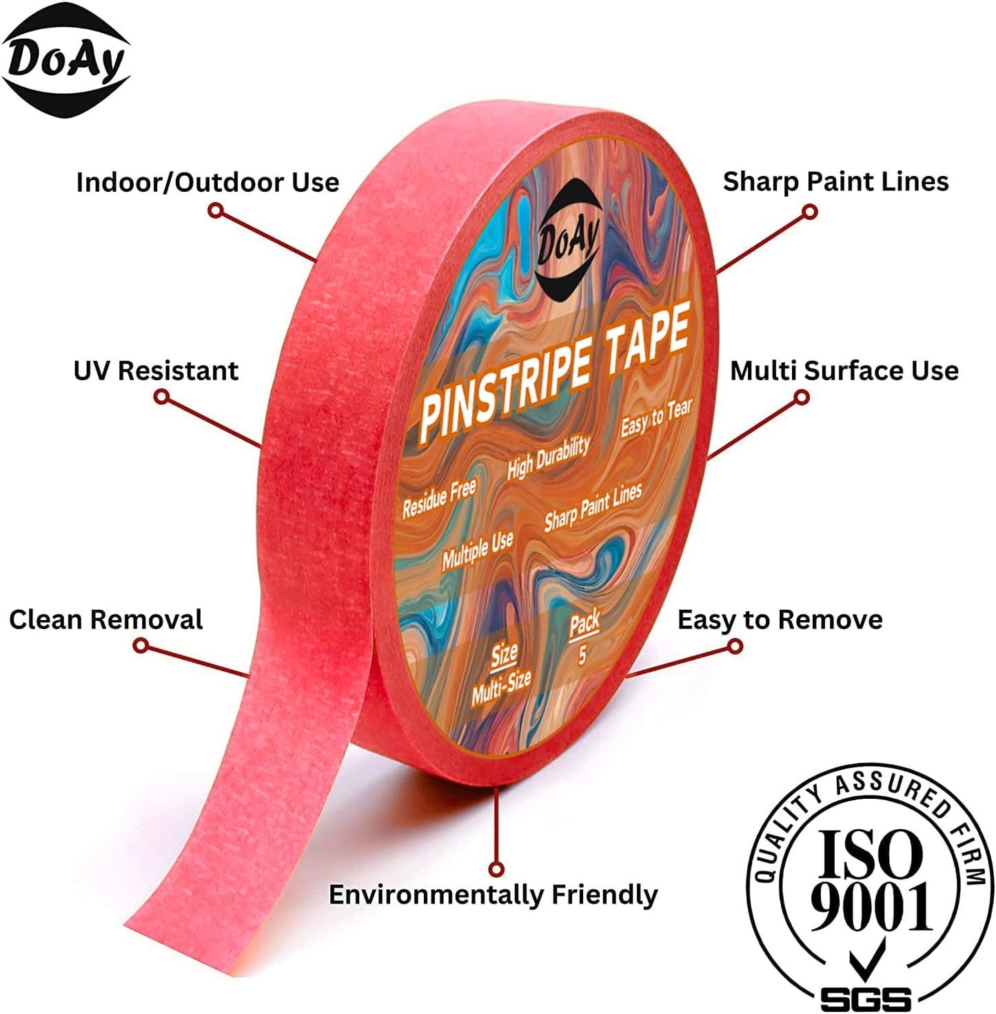Pinstripe Tape (Red)