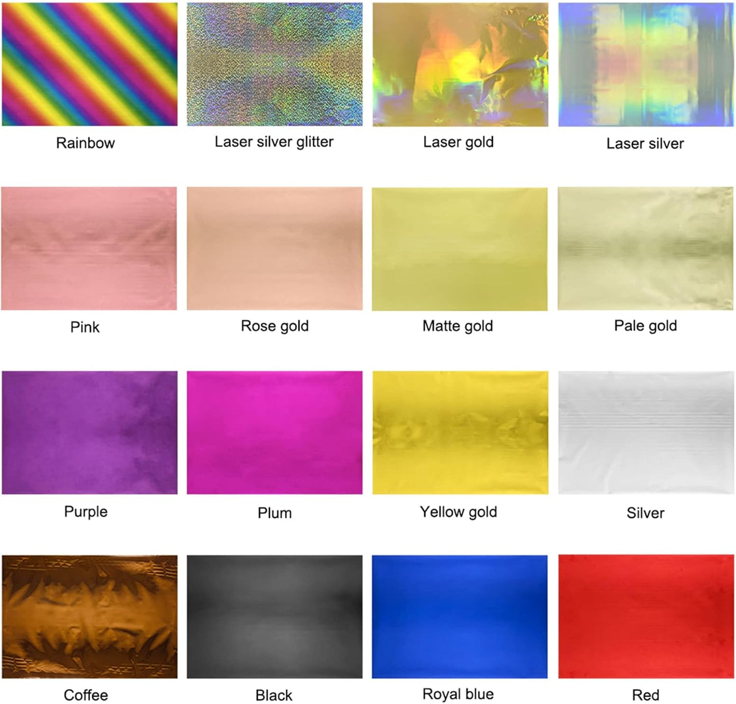 Briartw 20x29cm Hot Foil Paper 50 Sheets Pack Toner Reactive Foil Hot Stamping Foil Paper by Laser Printer and Laminator for Scrapbooking Craft Cardmaking DIY Album (Laser Gold, 50 Sheets)