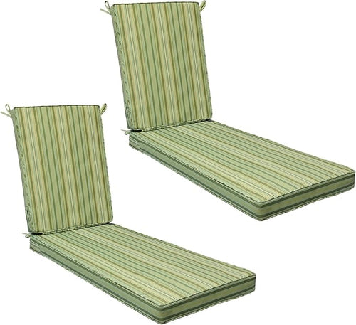AAAAAcessories Outdoor Chaise Lounge Cushions, Fade-Resistant, Waterproof Patio by AAAAAcessories