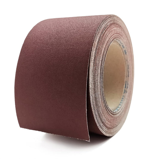 400 Grit Sandpaper Roll, 3 Inch x 49 Feet Emery Cloth Roll Aluminum Oxide Abrasive Paper Roll Continuous Sandpaper for Metalworking, Woodworker, Furniture Repair, Sanding Automotive Plumbing