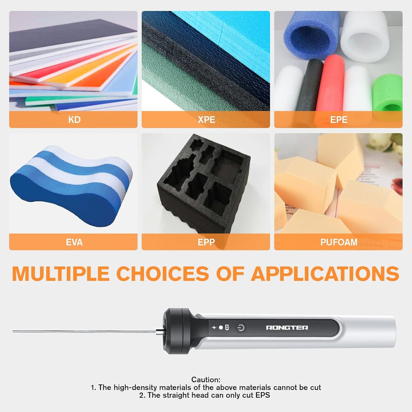 4 in 1 Hot Wire Electric Foam Cutter Kit, Styrofoam Cutting Tool 15W/ 6V with Case, Heated Foam Carving Knife Kit (Toolbox White)