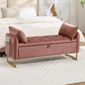 48" End of Bed Bench, Modern Storage Benches by HOMYKA