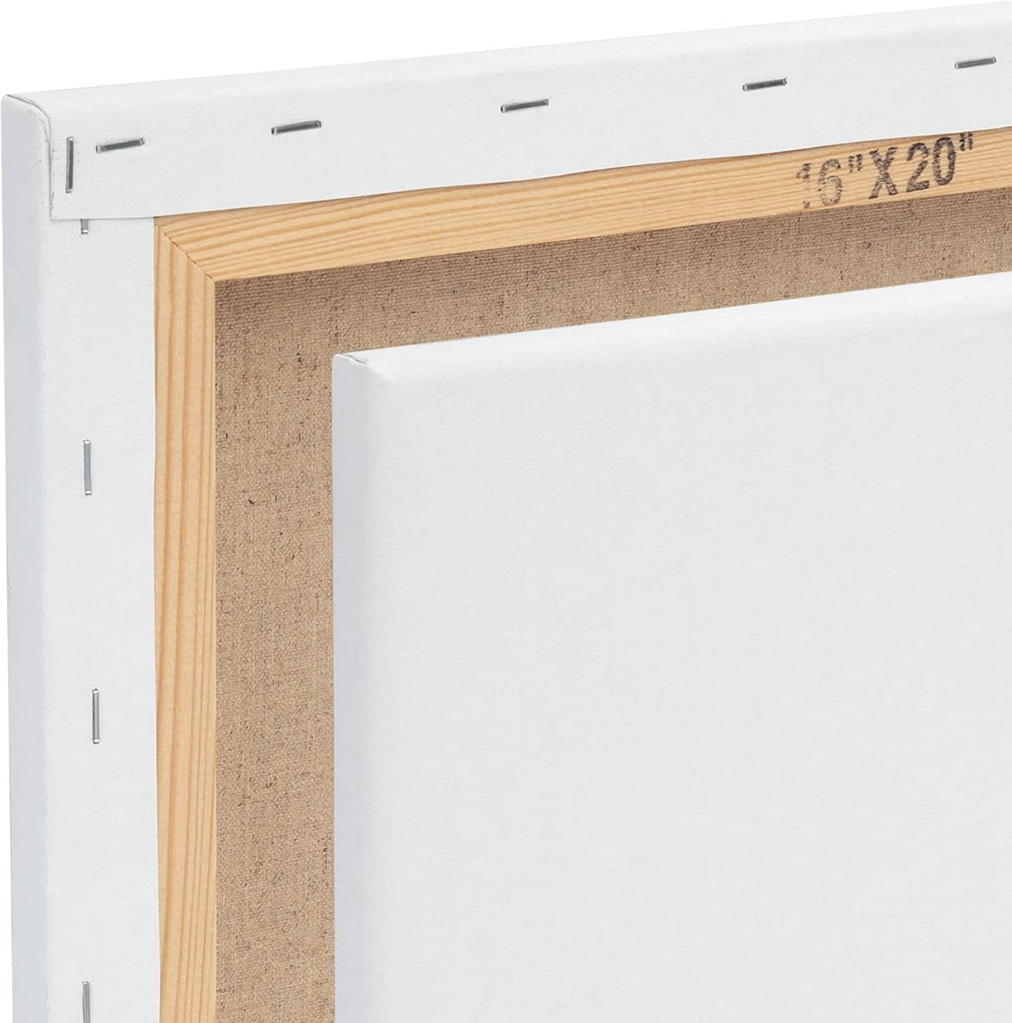Centurion Deluxe Professional Oil Primed Linen Stretched Canvas, 11oz Linen, 6x6 - Box of 6, 0.67" Deep Canvases, Kiln-Dried Stretchers, Back Stapled, Premium Medium Weight Canvas for Oil Paintings