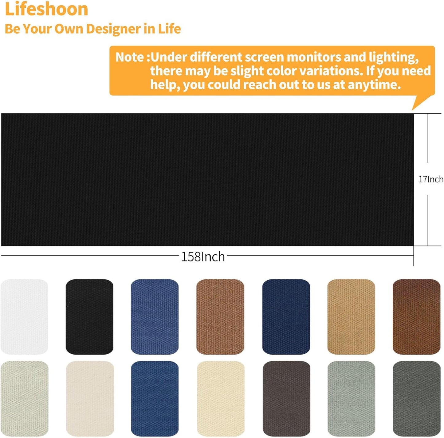 Fabric Repair Patches, 17X158 Inch Canvas Self-Adhesive Fabric Patches Tape Durable, DIY Large Canvas Repair for Sofa, Couches, Furniture, Chair, Clothing （17X158 Inch, Beige）