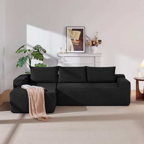 97" Cloud Sectional Couch, Modern Modular Sectional Sofa by HANXIN