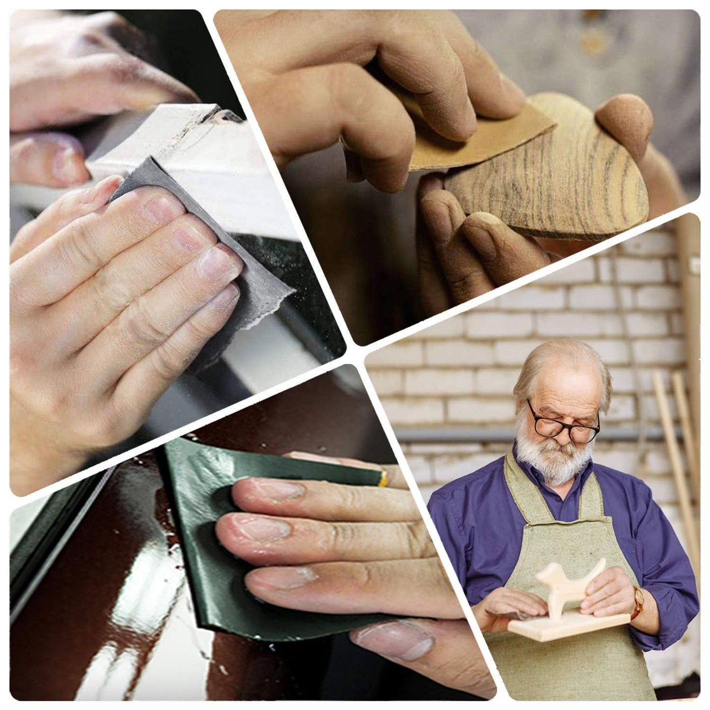 Sandpaper 1000 Grit, Wet Dry Sanding Sheets, High Performance Sand Paper for Wood Furniture Finishing, Metal Grinding, Automotive Polishing, 9 x 11 inches, 15-Sheets