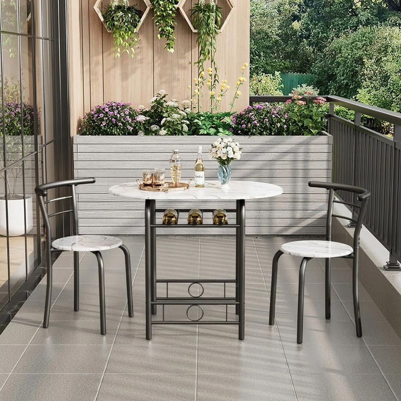 Shahoo 3-Piece Dining Table Set - Image 2
