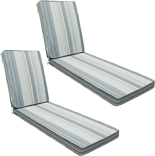 AAAAAcessories Outdoor Chaise Lounge Cushions, Fade-Resistant, Waterproof Patio by AAAAAcessories