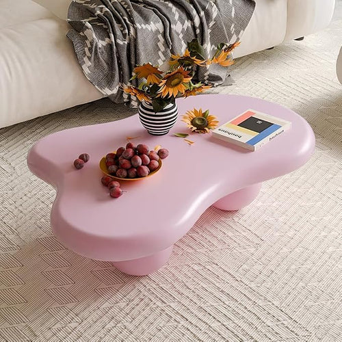40" Cloud Coffee Table for Living Room Irregular Coffee Table Modern Low Coffee by LvingRoomFurniture