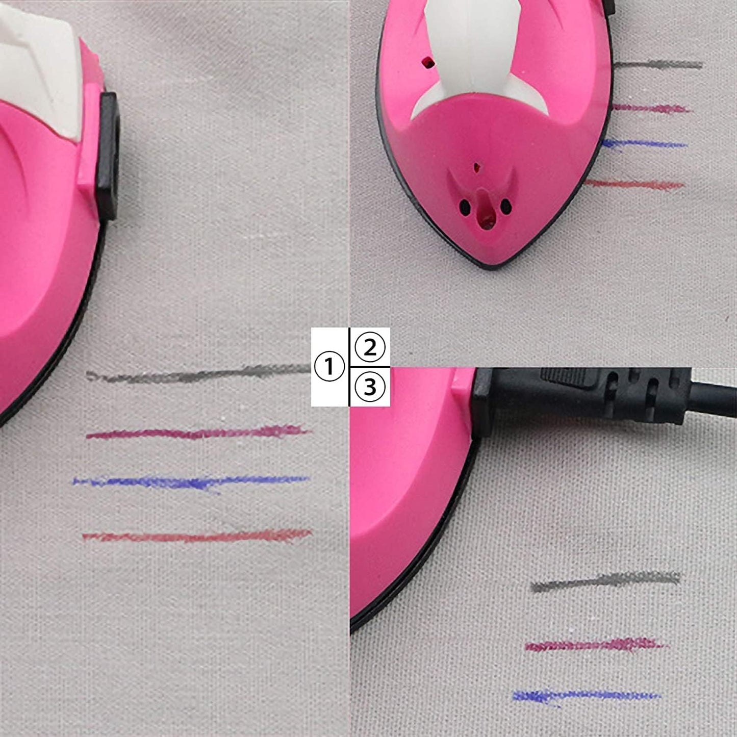 JANYUN 4 Pieces Heat Erasable Pens for Fabric with 12 Refills Fabric Marking Pens Fabric Markers for Quilting Sewing DIY Dressmaking Fabrics Tailors Chalk