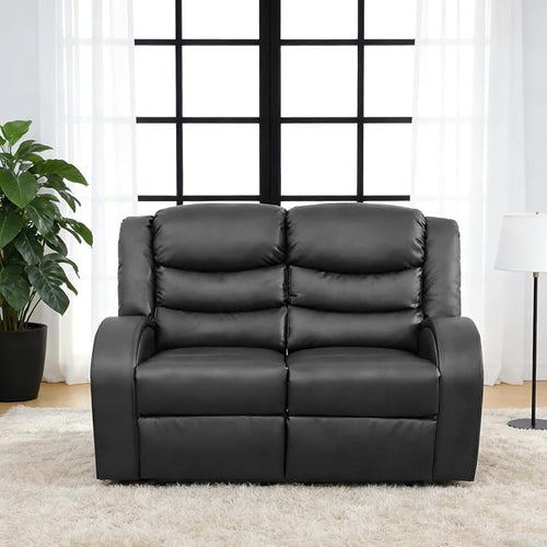 3-Piece Couch Living Room Furniture Sets, Sectional Recliner Sofa Set, Leather by Unknown