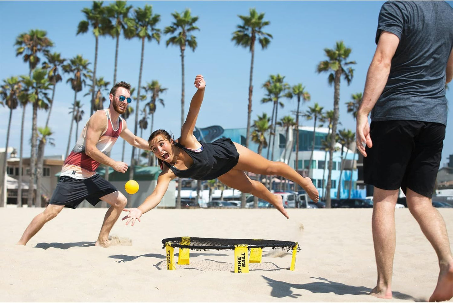Spikeball 3 Ball Original Roundnet Game Set - Includes 3 Balls, net and Bag