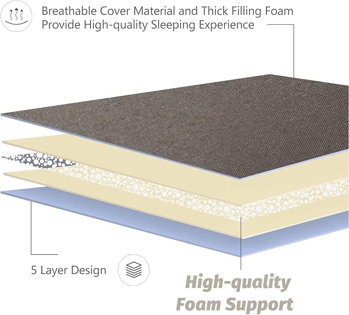 MAXYOYO Japanese Shiki Futon Mattress Floor Mattress Thicken Tatami Mat - Image 5
