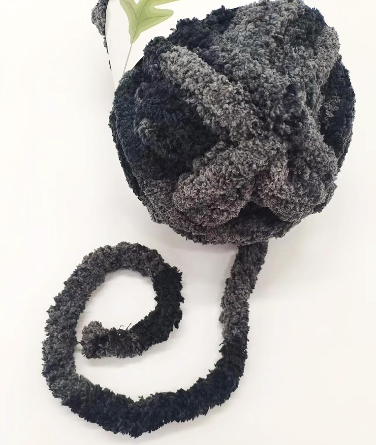 DDL&HEXI 4 Pack Super Chenille Chunky Yarn for Hand Knit, Blanket Making Kit, Jumbo Knitting, 4x8oz (226g) per Bag, Soft Polyester for Crochet, Knitting, and DIY Projects (213-4)