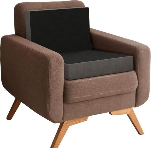 Kolbs Extra Large Recliner Cushion | Chic 2 Tone Velvet Cover (Seat with Back)