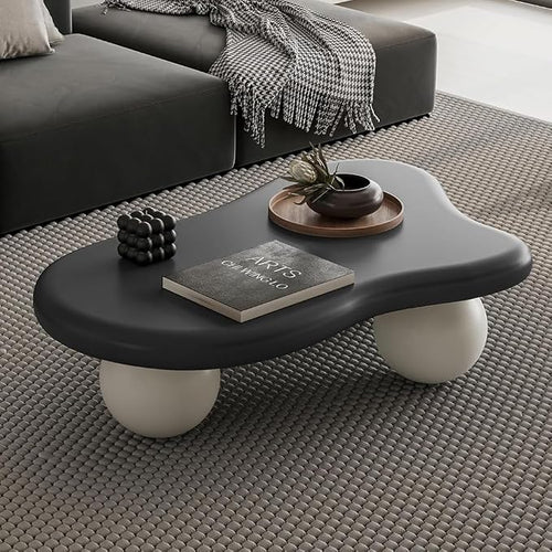 40" Cloud Coffee Table for Living Room Irregular Coffee Table Modern Low Coffee by LvingRoomFurniture