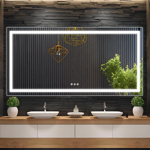 72x36 Inches LED Bathroom Mirror by Unknown